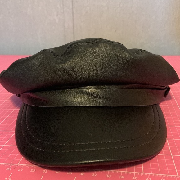 Leather Brando Hat black size s/m - Picture 4 of 13